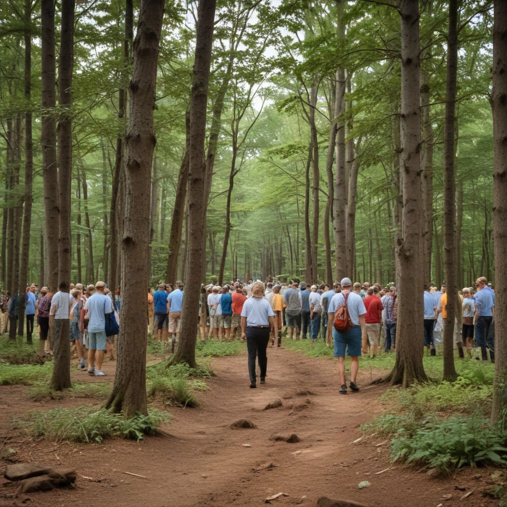 After Woodstock 1969 Bethel NY Concert Site Reunions at the Site