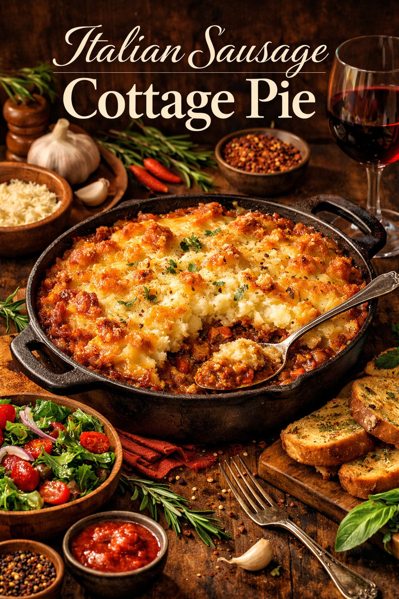 Italian Sausage Cottage Pie