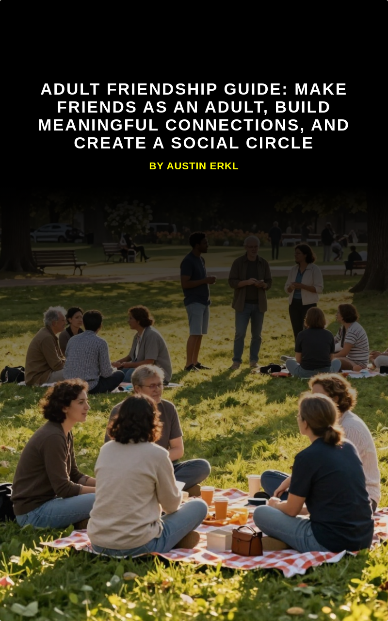 Adult Friendship Guide: Make Friends as an Adult, Build Meaningful Connections, and Create a Social Circle by Austin Erkl