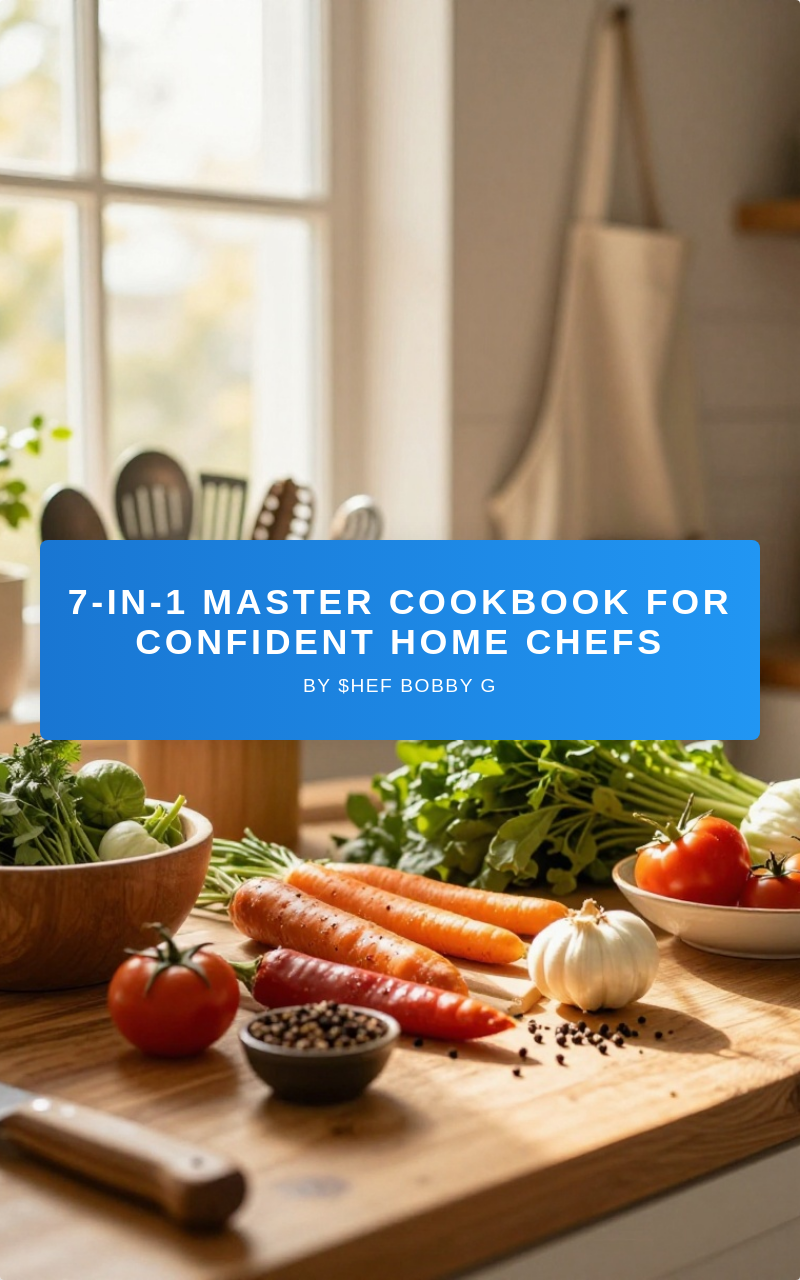 7-in-1 Master Cookbook for Confident Home Chefs
