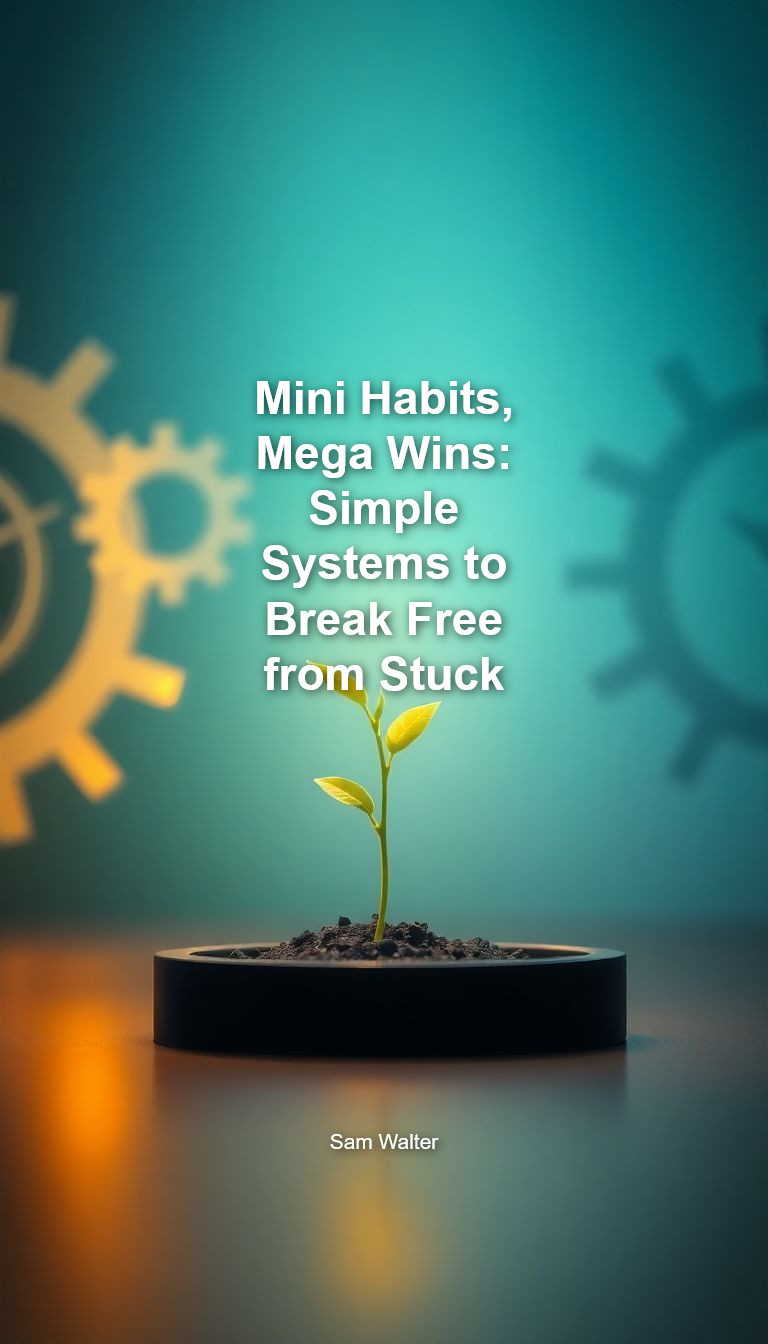 Mini Habits, Mega Wins: Simple Systems to Break Free from Stuck