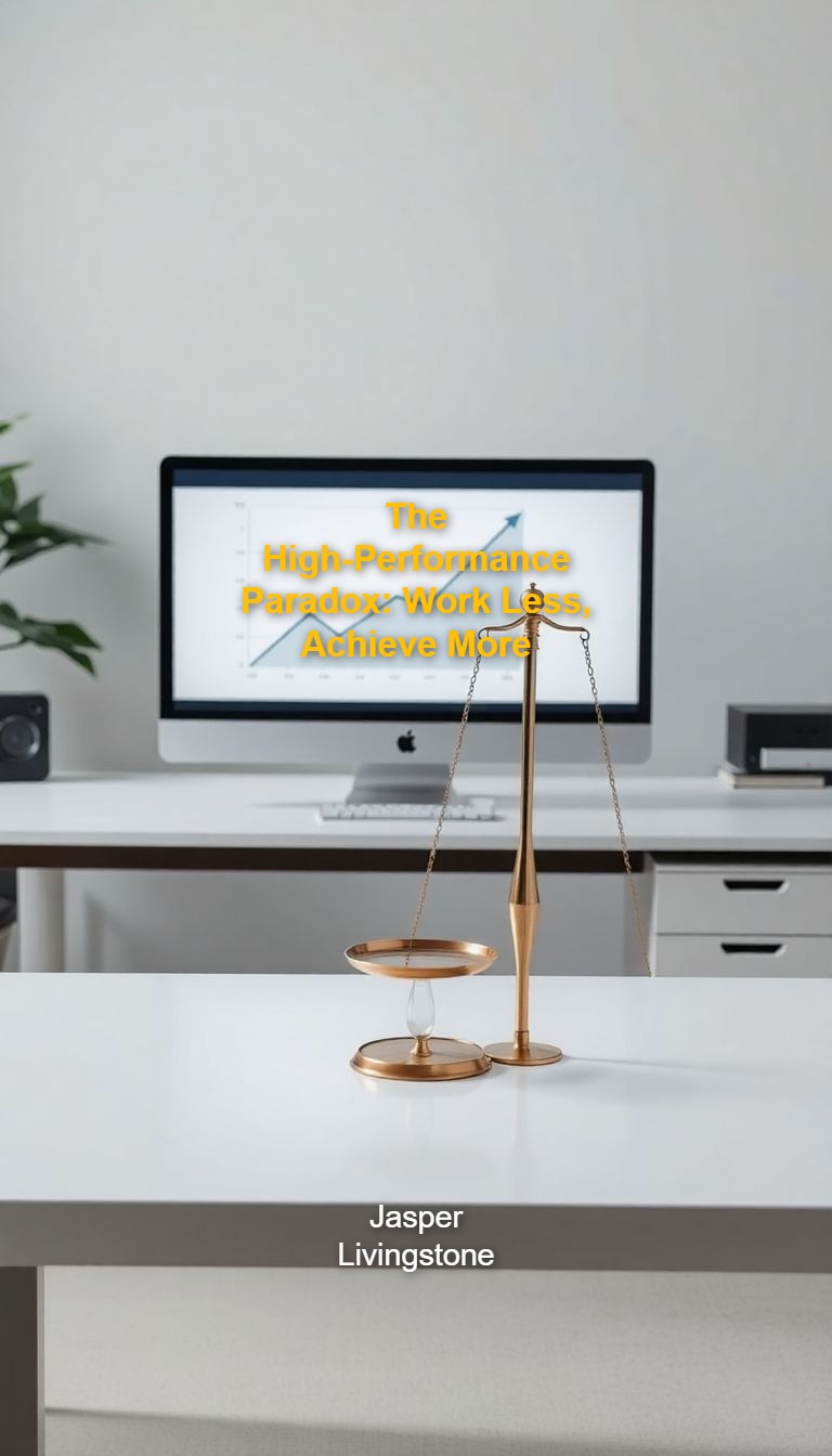 The High-Performance Paradox: Work Less, Achieve More