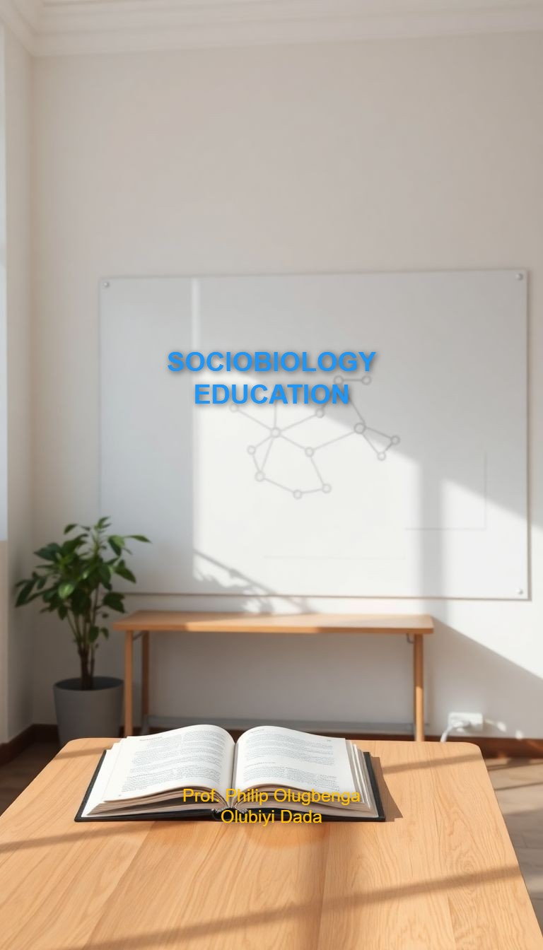 SOCIOBIOLOGY EDUCATION