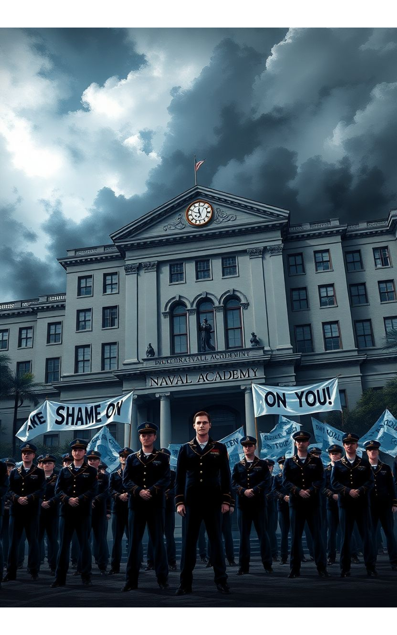 book-image:SHAME ON YOU, NAVAL ACADEMY!
