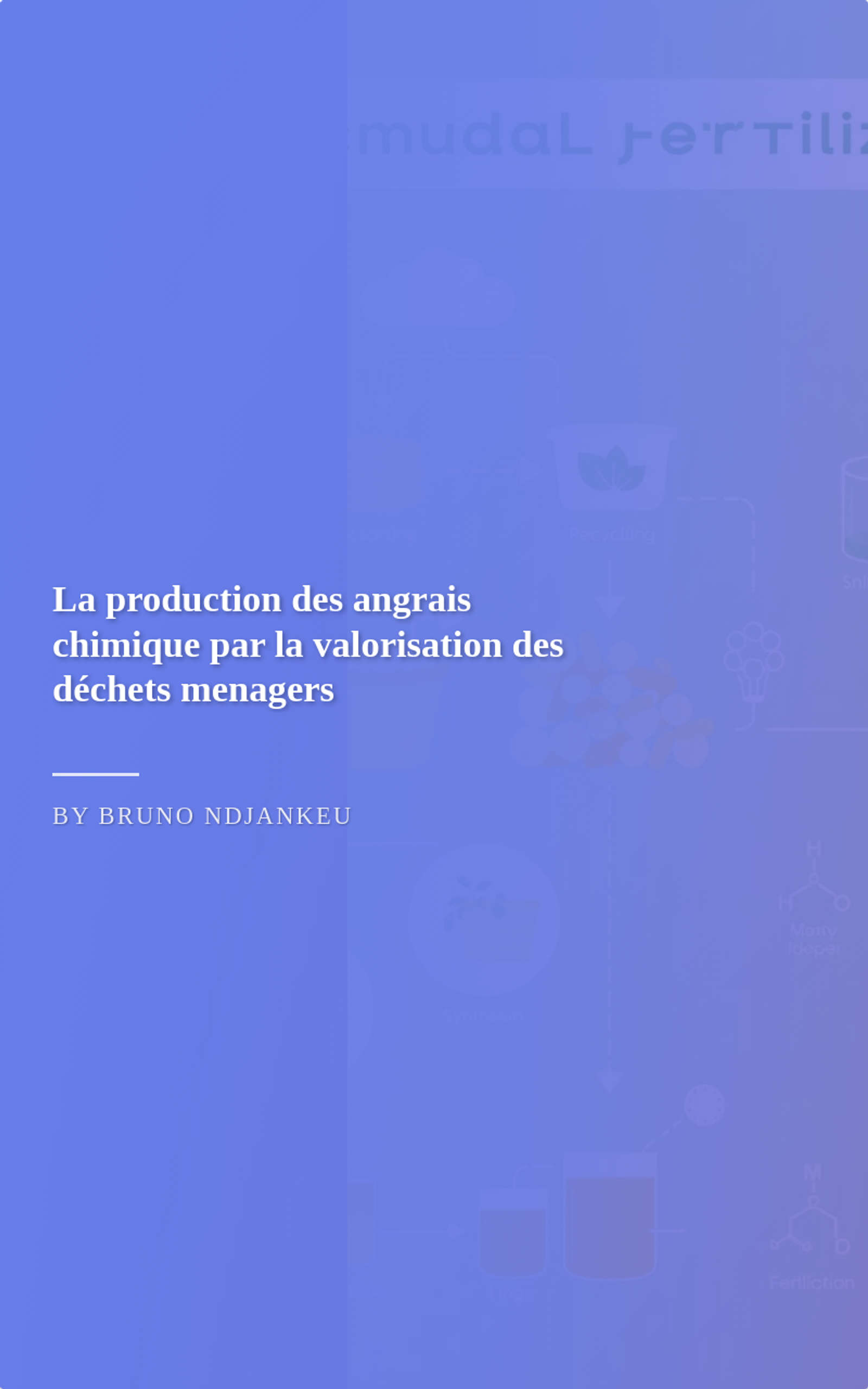 La production des engrais chimique par la valorisation des déchets ménagers