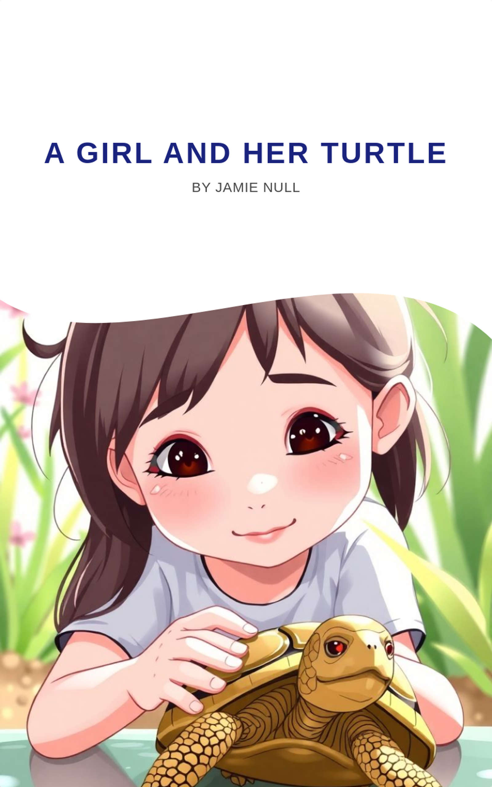 a girl and her turtle