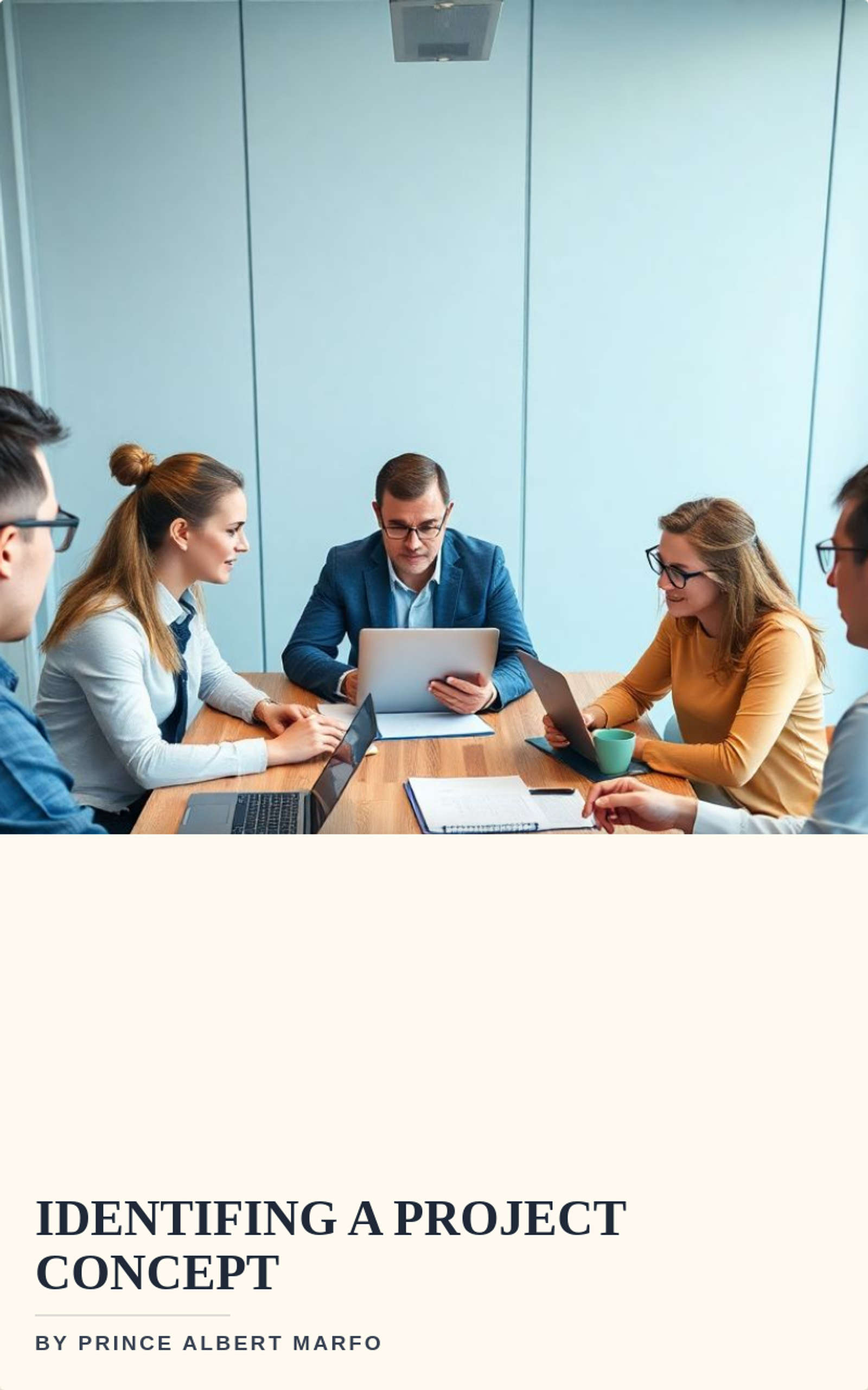 IDENTIFING A PROJECT CONCEPT