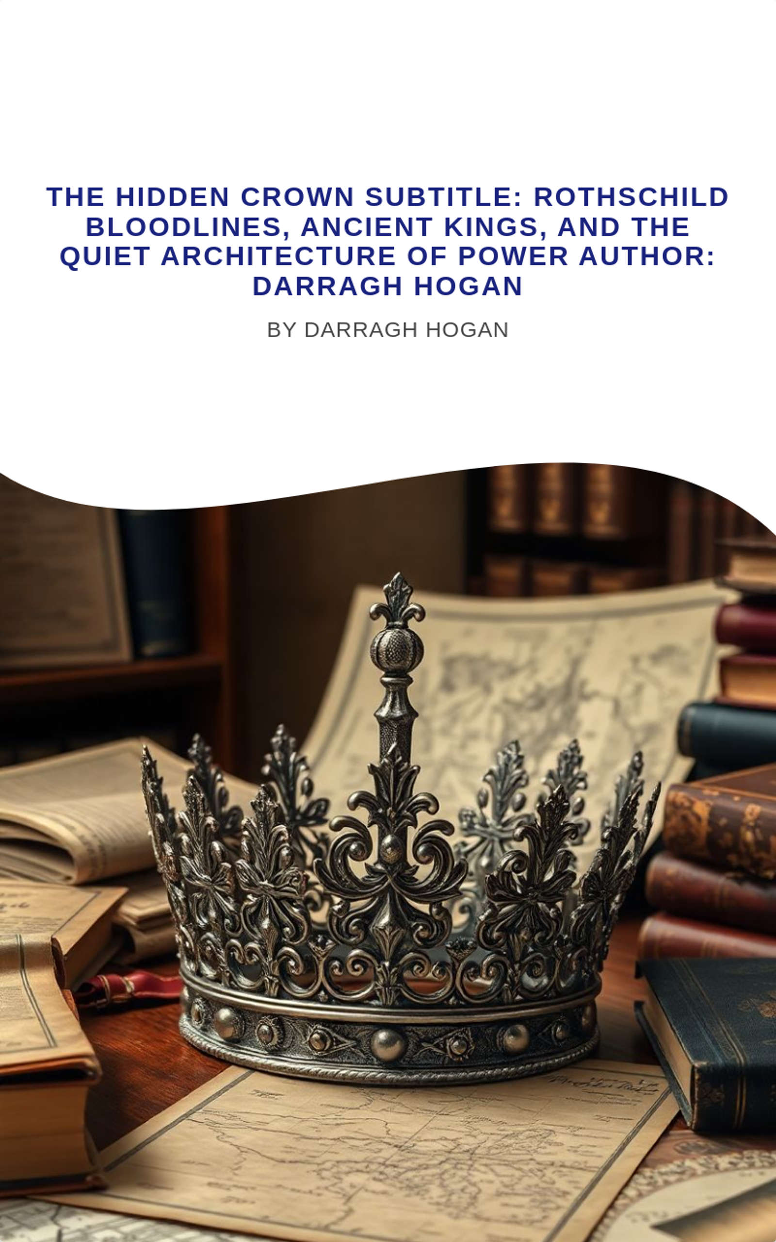 The Hidden Crown  Subtitle: Rothschild Bloodlines, Ancient Kings, and the Quiet Architecture of Power  Author: Darragh Hogan