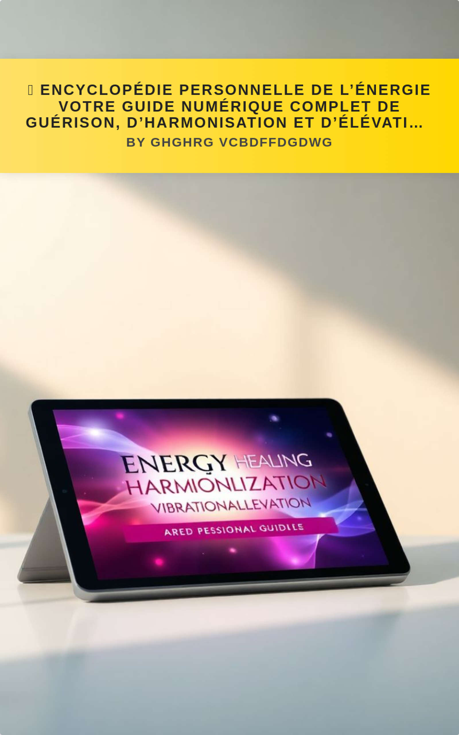 💫 Encyclopédie personnelle de l’Énergie Votre guide numérique complet de guérison, d’harmonisation et d’élévation vibratoire