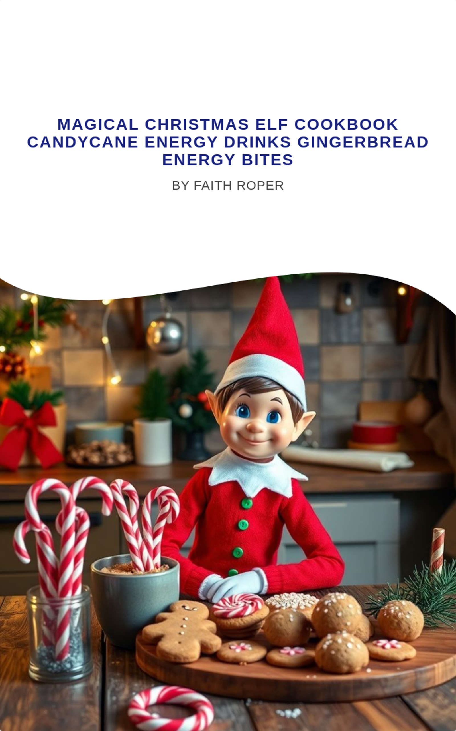  magical Christmas elf  cookbook candycane energy drinks gingerbread energy bites 
