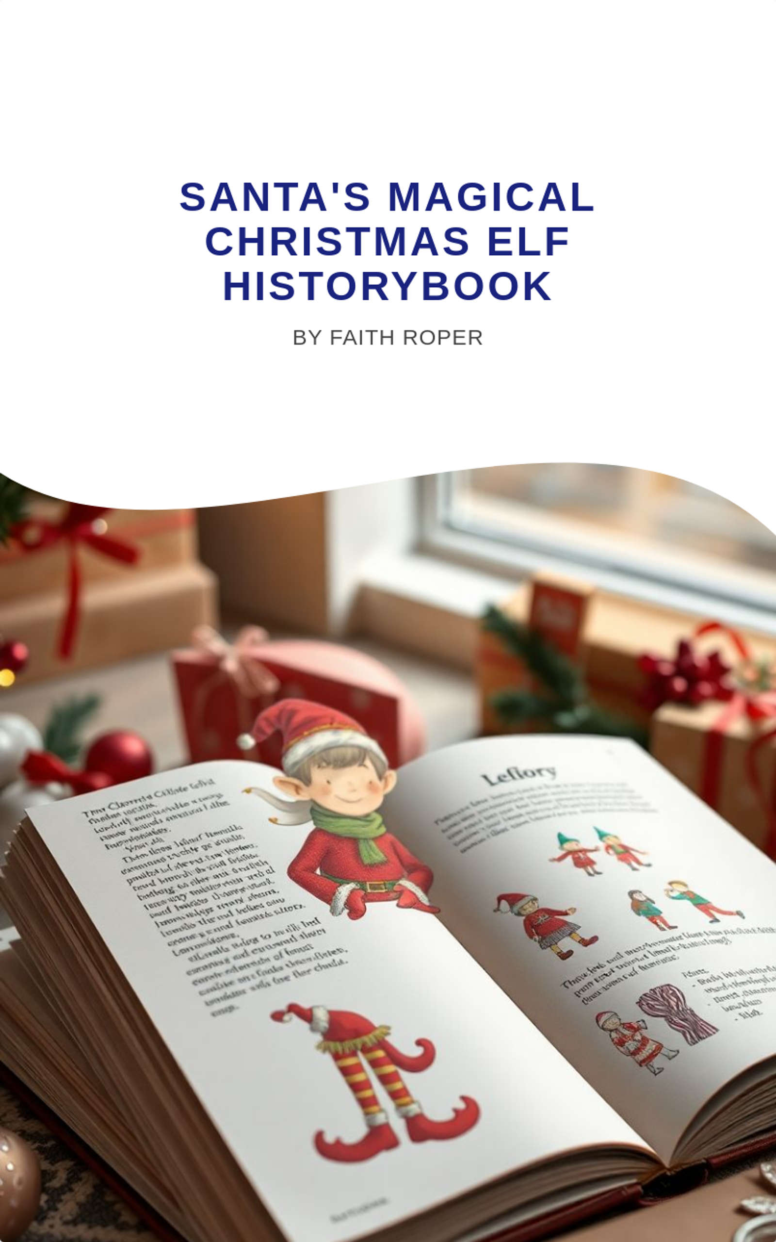 Santa's magical Christmas elf historybook 