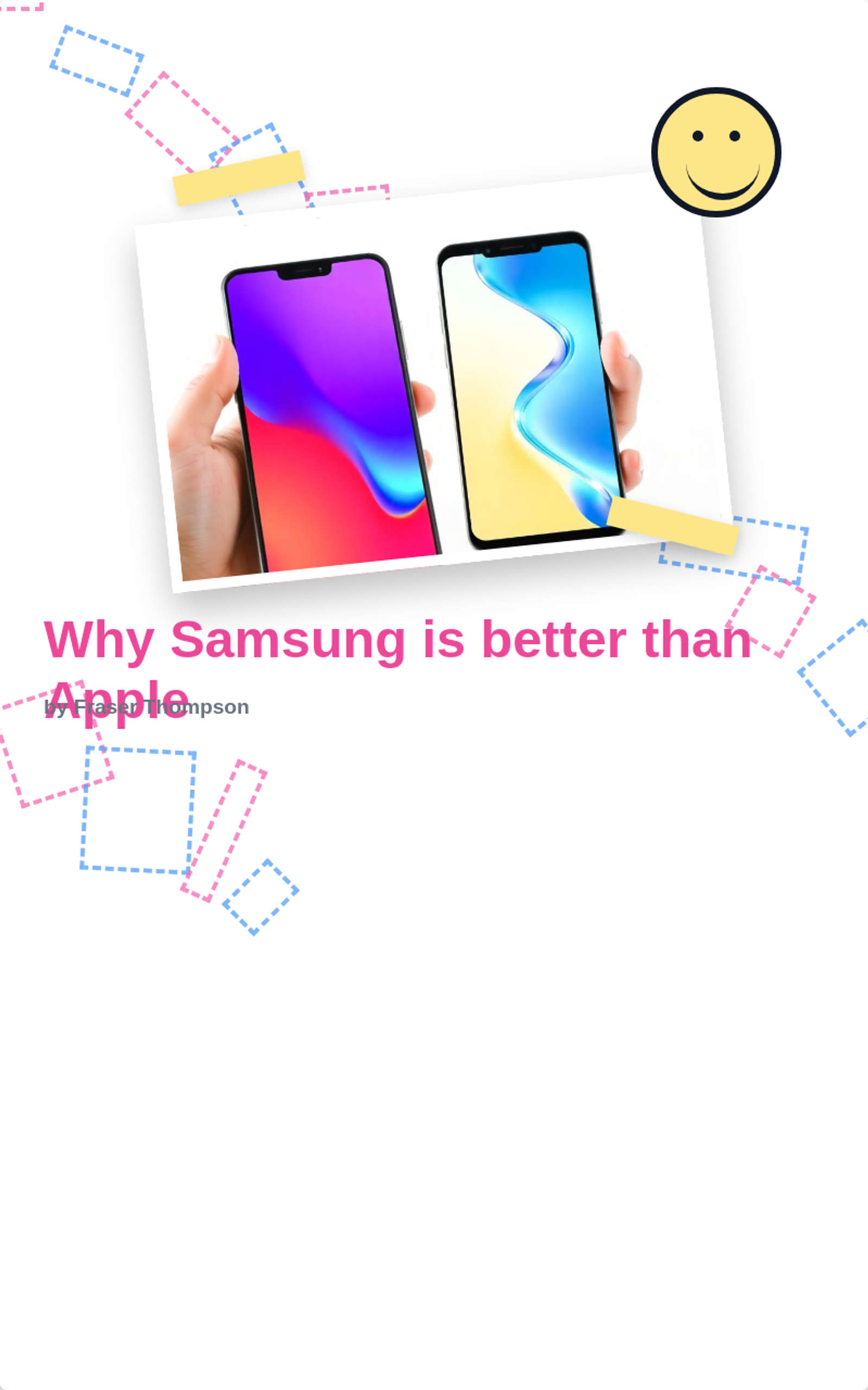 Why Samsung is better than Apple