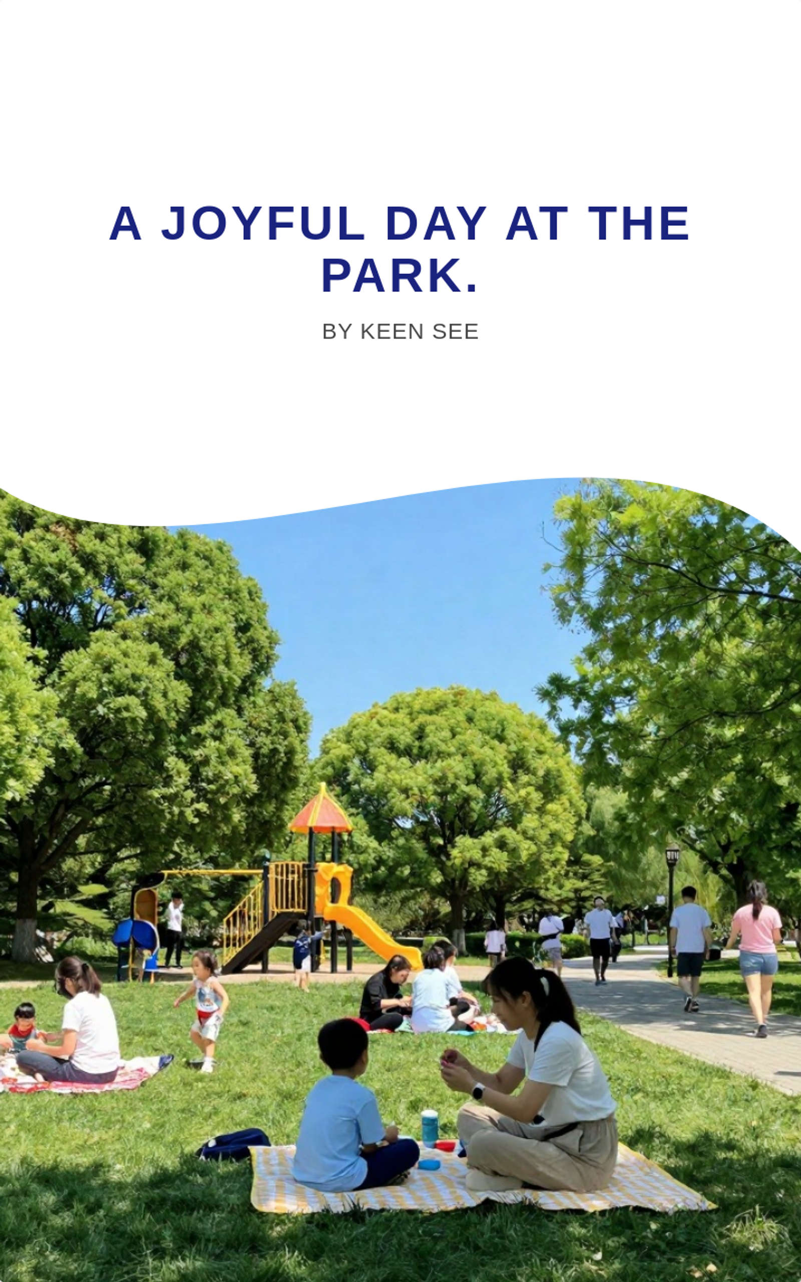 A joyful day at the park.