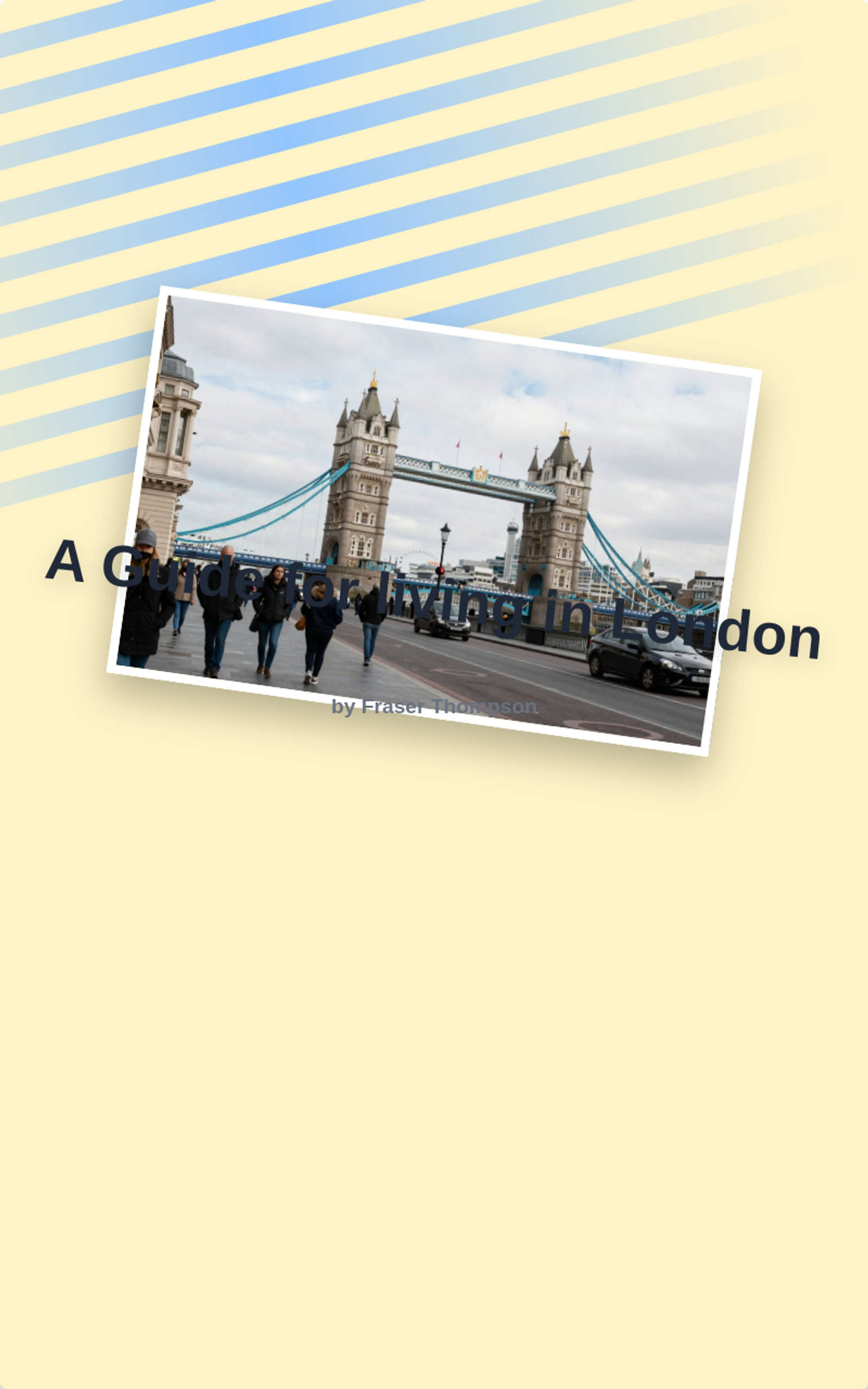 A Guide for living in London