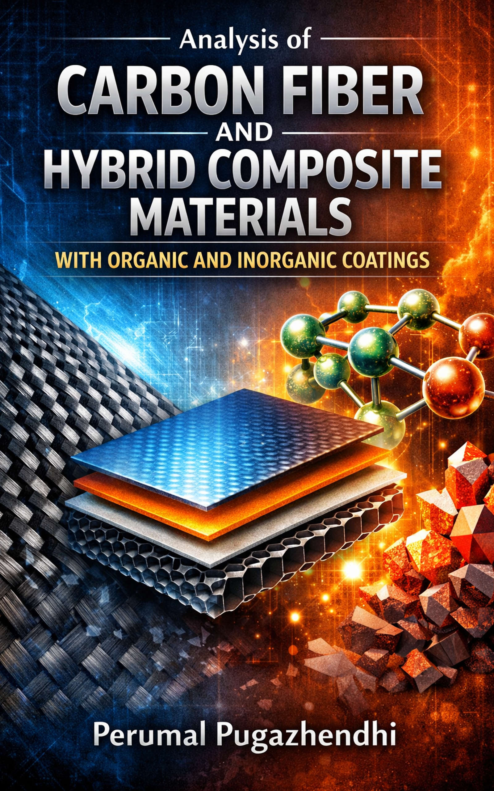 Analysis of Carbon Fiber and Hybrid Composite Materials with Organic and Inorganic Coatings