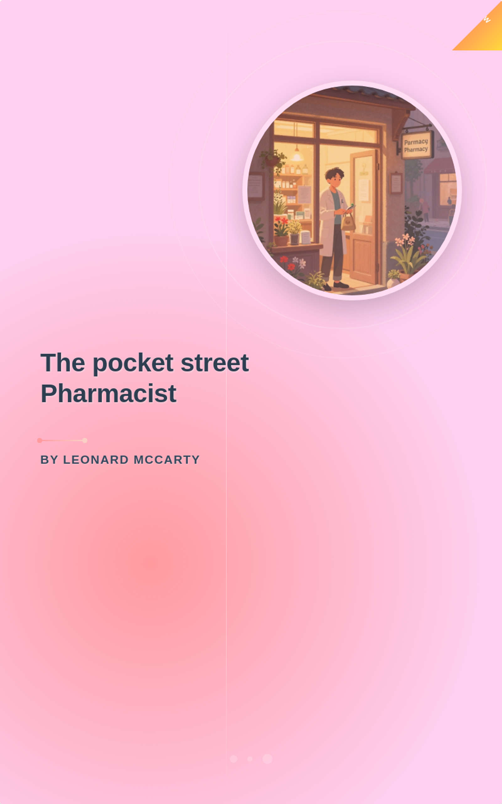 The pocket street Pharmacist