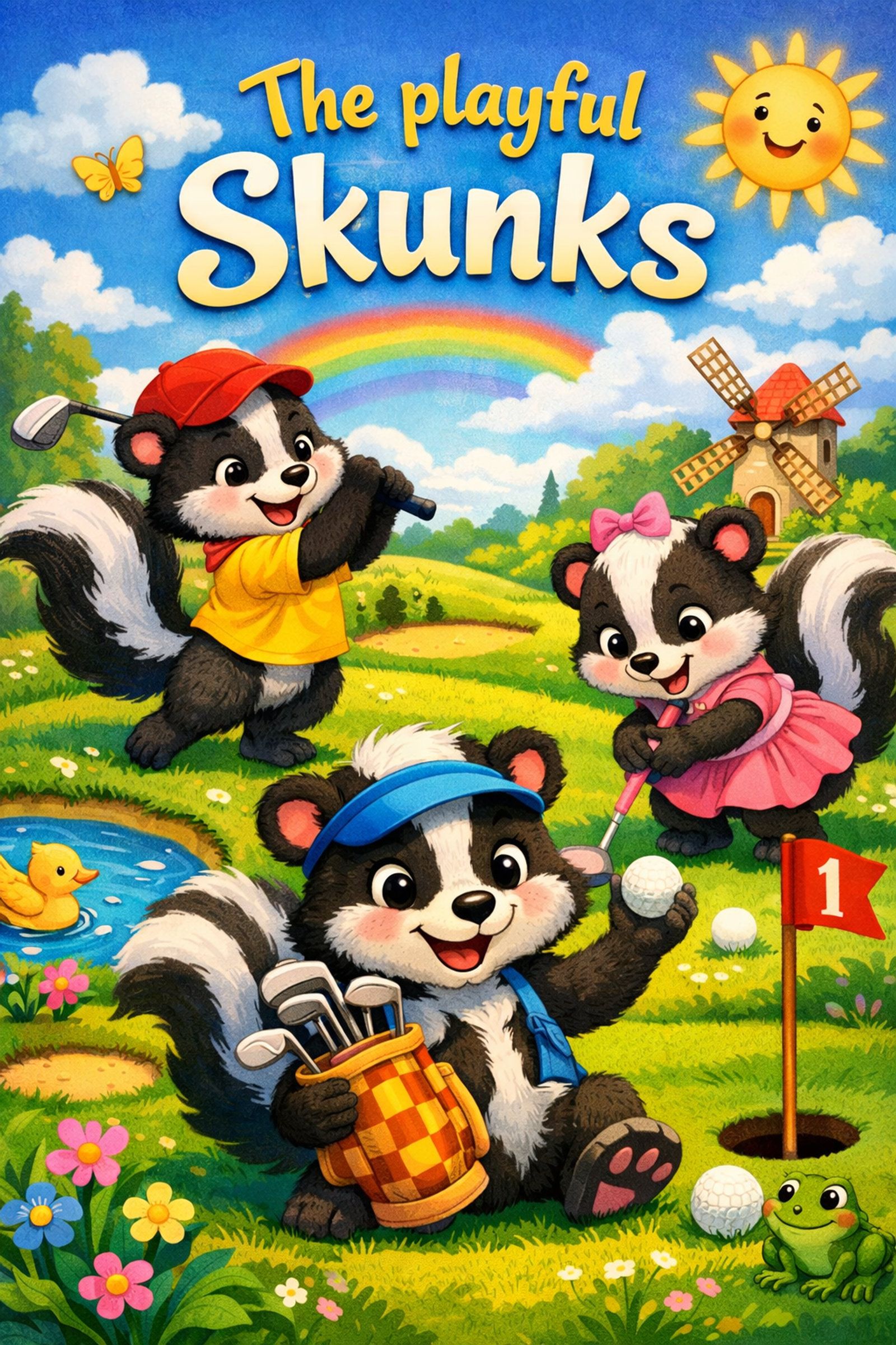 The playful Skunks 