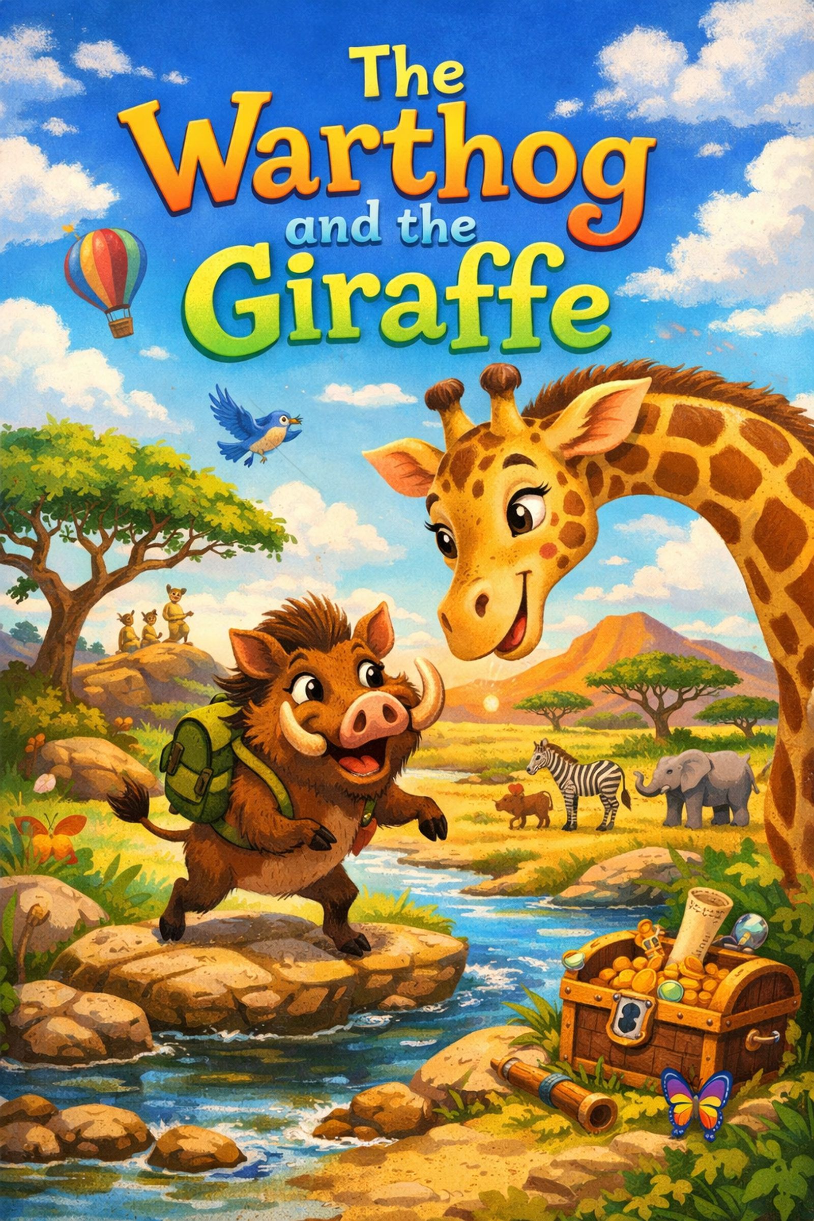 The Warthog and the Giraffe by Joseph Kiarie