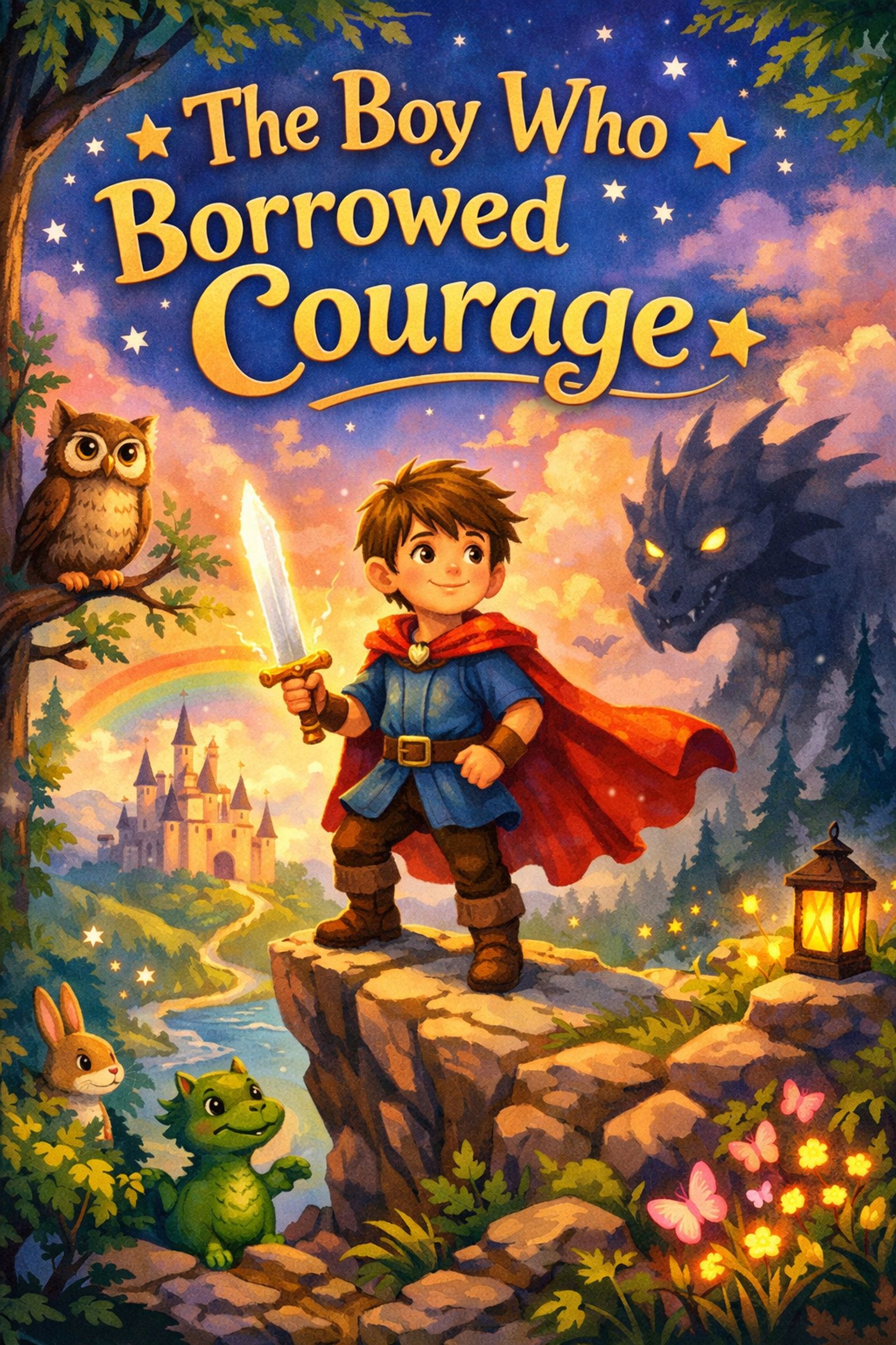Cover image for 🌟 The Boy Who Borrowed Courage 🌟