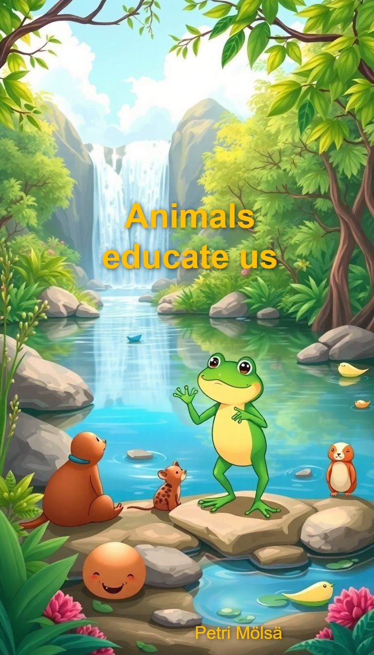 Cover image for Animals educate us